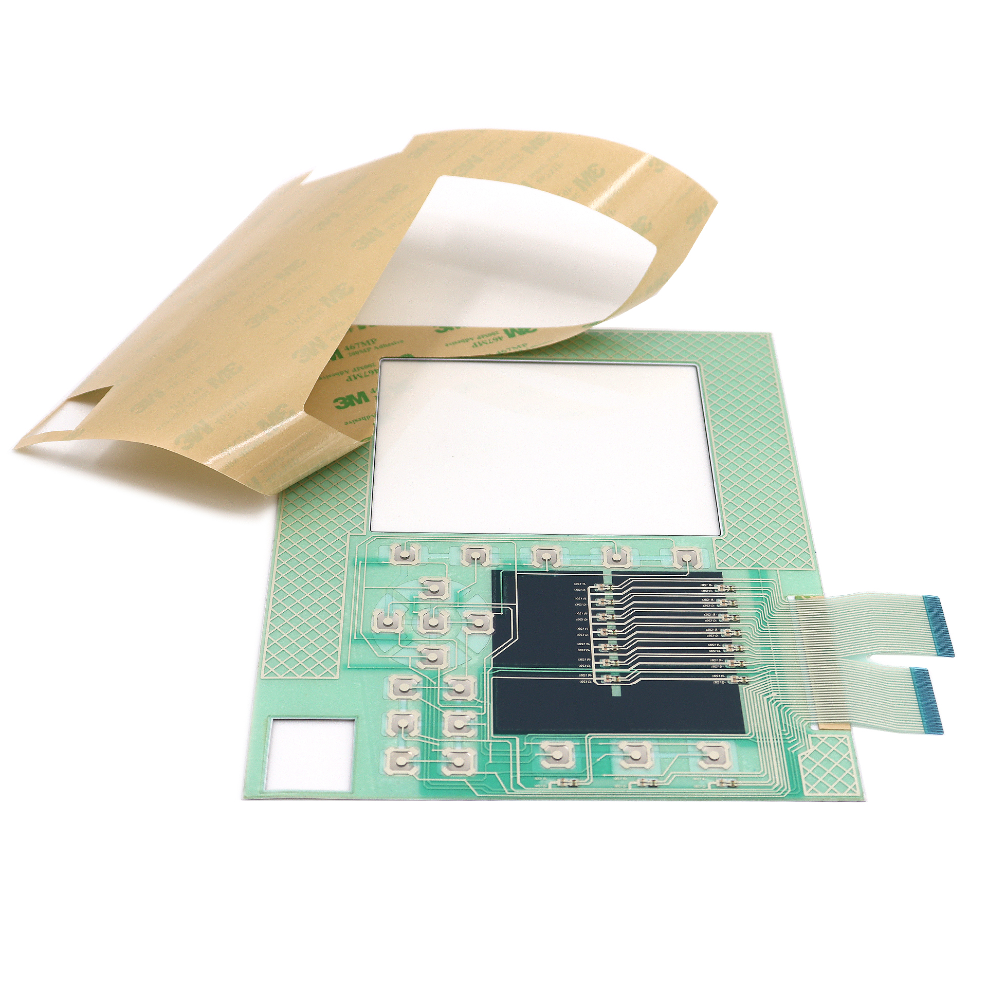 工業數控觸摸式防水防紫（zǐ）外線薄膜開關