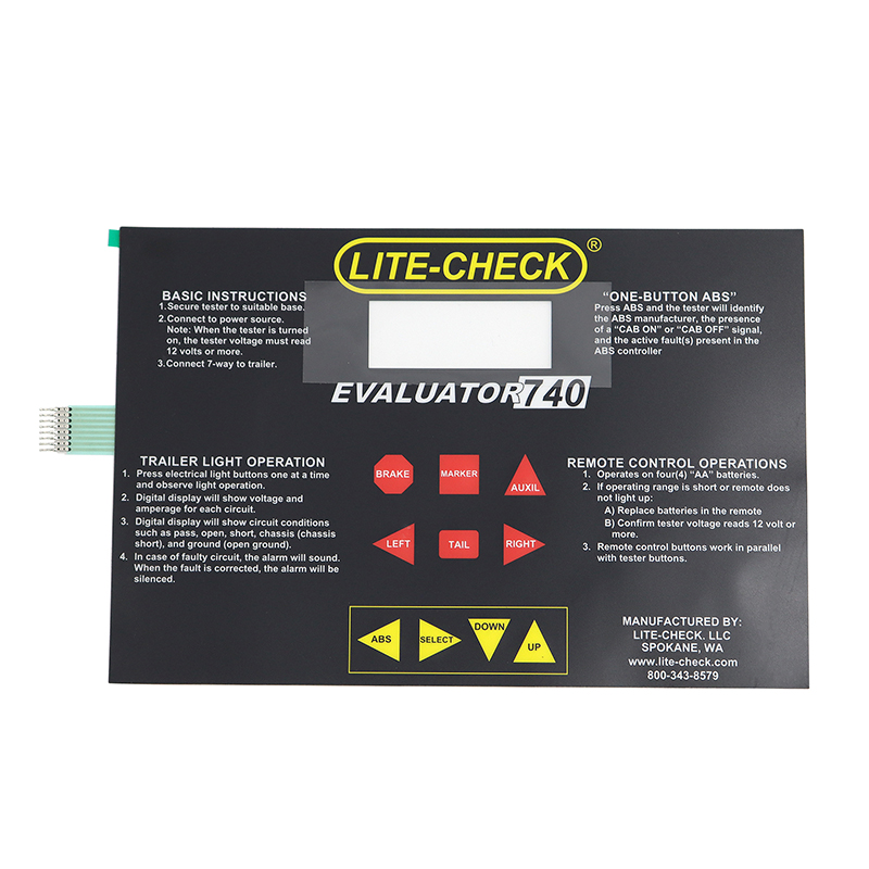 東莞薄膜開關麵板廠家儀器儀表質量可靠