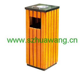 鋼木垃圾桶（tǒng）D015