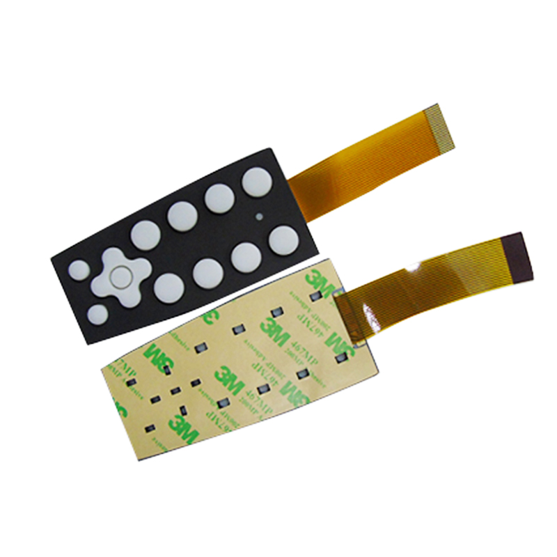 FPC線路矽膠（jiāo）按鍵薄膜開關