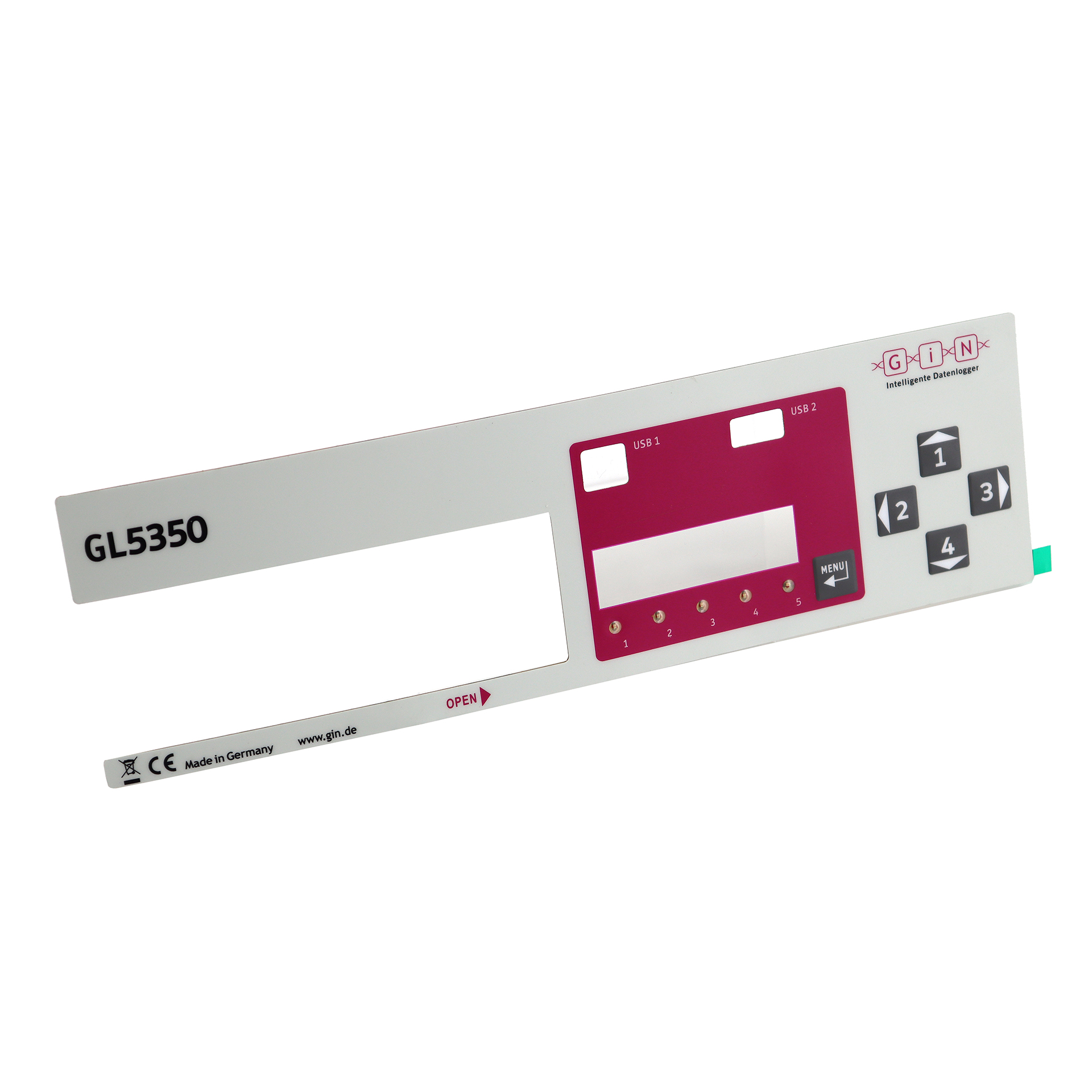 數控（kòng）機床背板薄膜開關