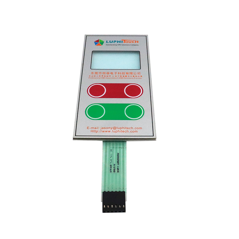 鋁背板薄（báo）膜按鍵（jiàn）開關