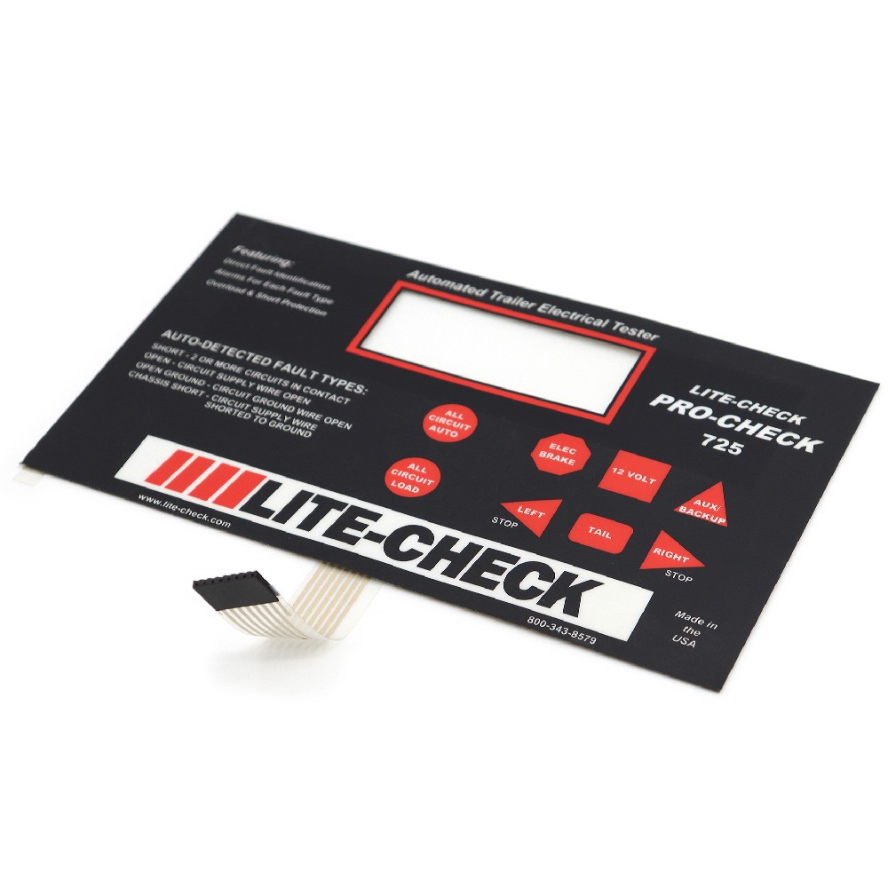 矽膠控製按鍵PC麵板貼